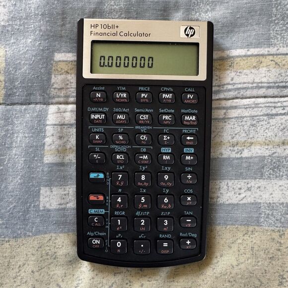 HP-10BII Financial Calculator Black - Picture 4 of 6